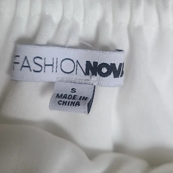 Maxi Dress Size Small White Strapless Ruffle Lace Travel Casual Cruise Summer - Picture 8 of 9